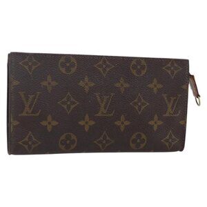 LOUIS VUITTON Monogram Bucket GM Accessory Pouch LV Auth th6507